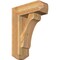 Ekena Millwork Legacy Craftsman Rough Sawn Bracket w/ Offset Brace, Western Red Cedar, 8"W x 22"D x 30"H BKT0806X22X30LEC04RWR - alternate 1